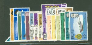 Brunei #144/164 Unused Single (Complete Set)