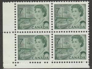 Canada 543 Queen Elizabeth II -  MNH -  Plate block LL