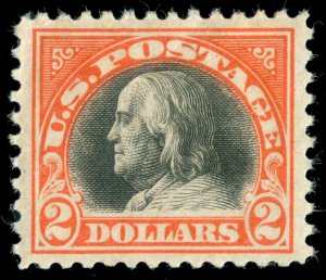 MOMEN: US STAMPS #523 MINT OG H XF+ LOT #71503*