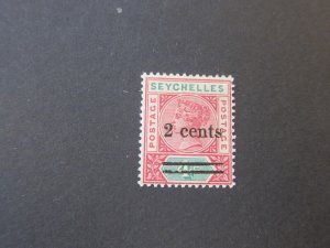 Seychelles 1902 Sc 33 MH