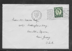 Just Fun Cover Great Britain #368 ? Leeds MAR/31/1952 (my2796)