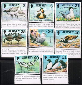 Jersey 1998, Sc.#832a; 825-832 MNH s./s. Seabirds and Waders