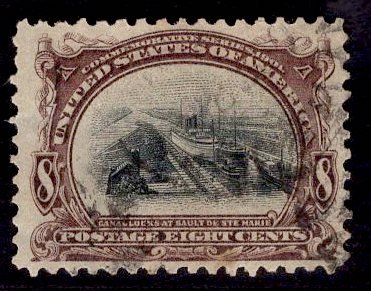 US Stamp #298 8c Pan-American USED SCV $50.00