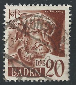 Germany #5N21 20dpf Hans Baldung Grien