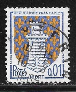 France 1091: 1c Niort, used, VF