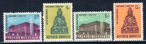 Indonesia 1963: Sc. # 604-607; MHH Cpl Set