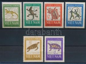 Vietnam stamp Reptiles set (stain) MNH 1966 Mi 432-437 Animals Reptiles WS234937