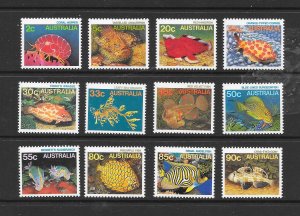 AUSTRALIA #902/919 MARINE LIFE MNH