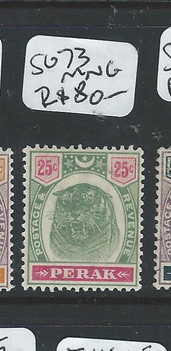 MALAYA PERAK (PP1105B) TIGER 25C  SG 73    MNG