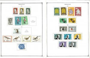 uruguay 1962-1971 M (mostly) & a few U Hinged & in Mounts on Scott Int. Pages