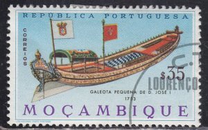 Mozambique 458 Barge of Dom Jose I 1964