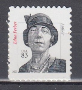 (F) USA #3434 Edna Ferber 2003 MNH