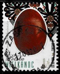 Poland 2021,Sc.# 4529 used,  Easter, Egg