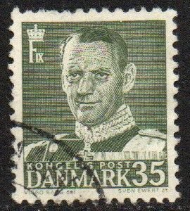 Denmark Sc #322 Used