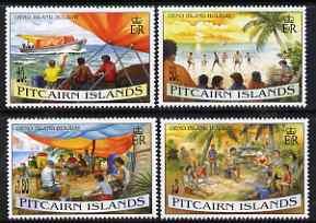 Pitcairn Islands 1995 Oeno Island Holiday perf set of 4 u...