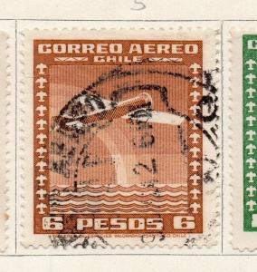 Chile 1934-36 Early Issue Fine Used 6P. 089794