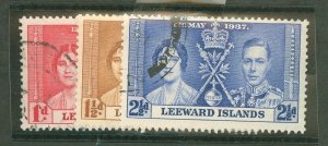 Leeward Islands #100-2  Single (Complete Set)