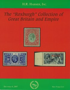 Roxburgh Collection of Great Britain & Empire, H.R. Harmer, CT., Dec. 8, 2007