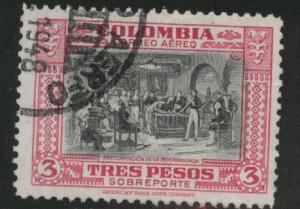 Colombia Scott C162 Used  1948