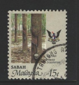 Sabah Sc#43 Used