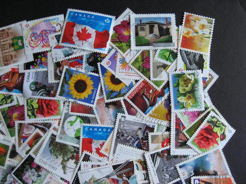 CANADA mixture (duplication,mixed cond) 100 primarily commemoratives 2005-2015
