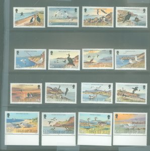 Isle of Man #224-239  Single (Complete Set)