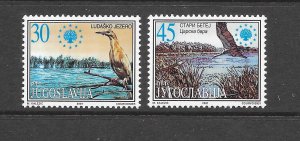 BIRDS - YUGOSLAVIA #2525-6 MNH