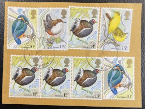 GB #884-887 Used VF/XF on Paper (Full Set) - Birds 1980 [CVR198]