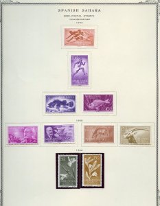 SPANISH  SAHARA SELECTION II MINT HINGED  AND NEVER HINGED STAMPS