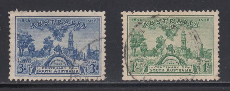 Australia   #160-61   u  cat $14.35