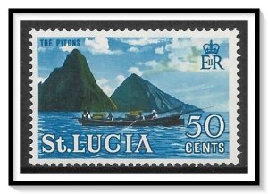 St Lucia #193 The Pitons MNH