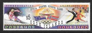 COOK ISLANDS SG1336 1994 WINTER OLYMPIC GAMES MNH 