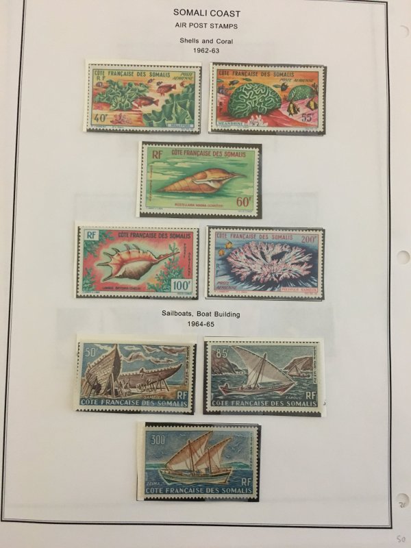 Excellent collection of Somali Coast, very high CV, many MNH