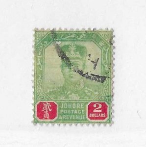 Malaya (Johore)  Sc #69  $2 single used VF