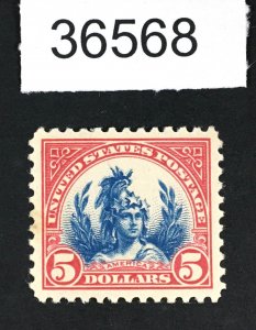 US STAMPS # 573 MINT OG H XF+ LOT #36568