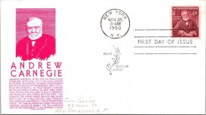 FDC 1960 SC #1171 Pink Anderson Cachet - New York, Ny - Single - J5172