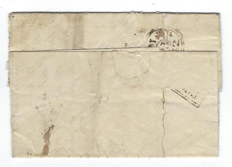 1812 Great Britain Cover To Captain Brine, Royal Navy - Personal Letter (CA23)