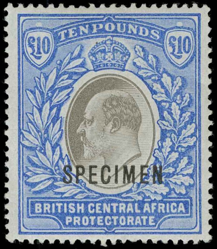 British Central Africa Scott 69s Gibbons 67s Specimen Stamp