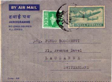 India, Air Letters