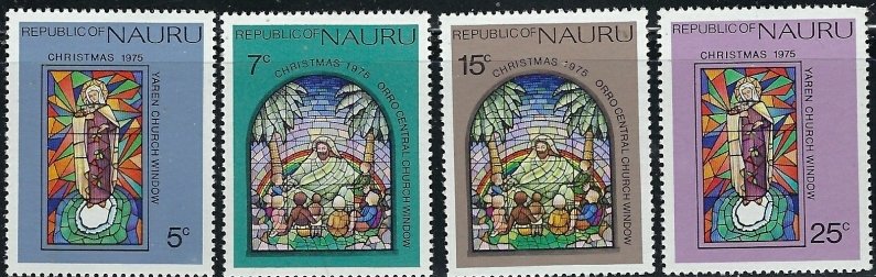 Nauru 130-33 MNH 1975 Christmas (an2791)