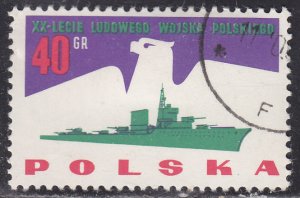 Poland 1167 Battleship 1963
