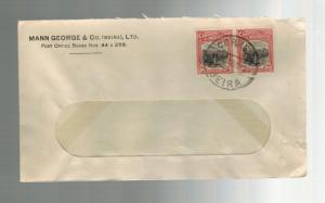 1930 Beira Mozambique commercial cover to USA Window Envelope # 2