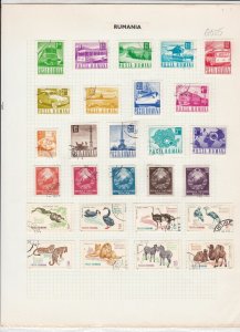 romania stamps page ref 17942