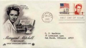 United States, First Day Cover, Women, Georgia