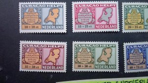 Netherlands Antilles 1946 Airmail Semi-Post. Scott# CB21-CB36 VLH complete (16)