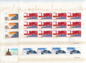 China -Scott 3831-34 - Pearl River Scenes- 2010-15-MNH- 4 X Full Sheets