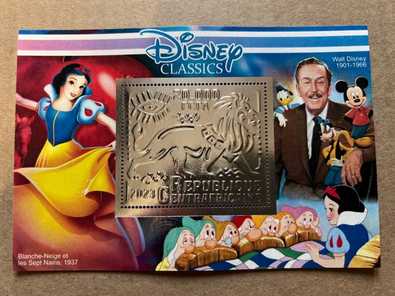 Cartoons, Disney 2023 year 6 blocks Foil. Silver perforated  NEW MNH**