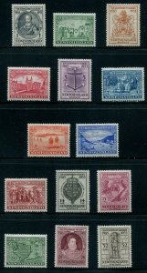 NEWFOUNDLAND #212-225 MINT SET 