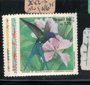 Brazil Birds SC 2583-5 MOG (10eoo)