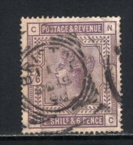 GB 1883 QV 2sh6p FVF Used #96 CV$185